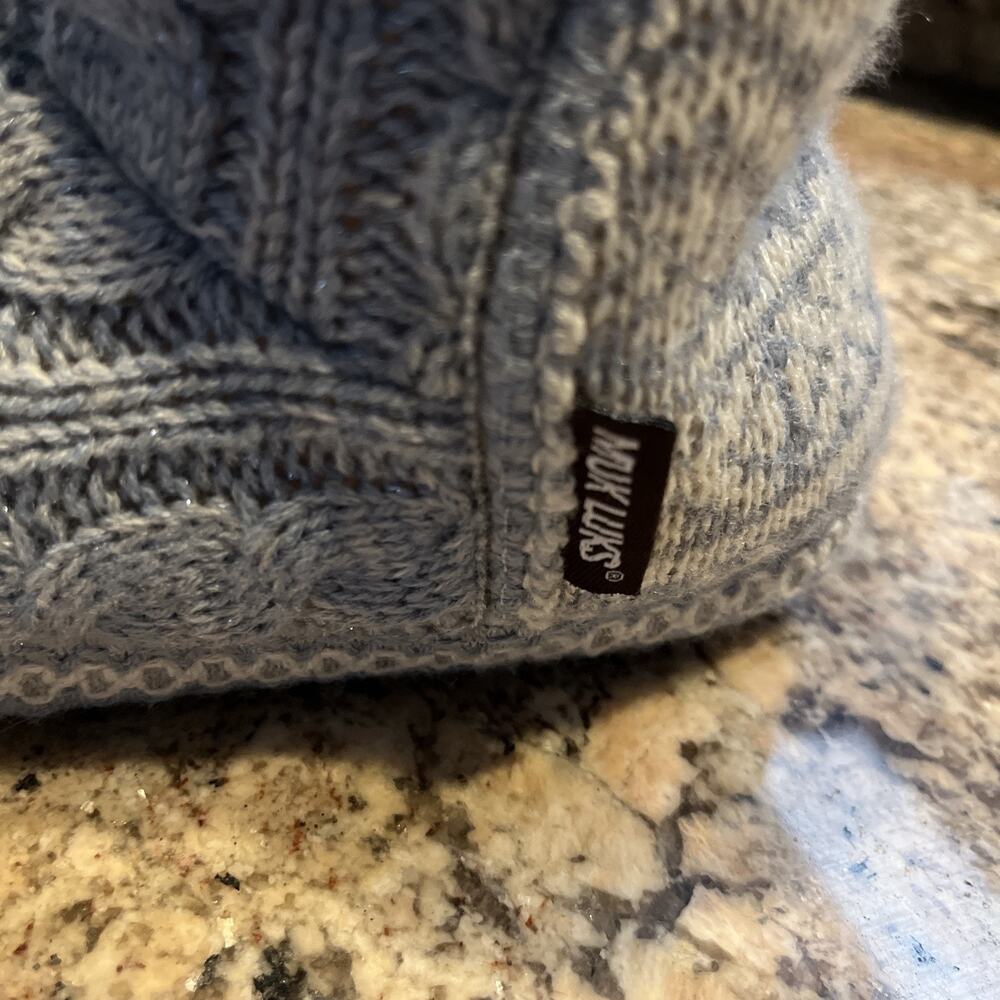 Ladies NWOT New MUK LUKS S 5-6 Blue Comfy Cozy Warm Lined Original Slipper Boots - Picture 2 of 6